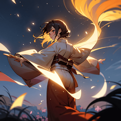 A night dance woven by fleeting lights Front Cover