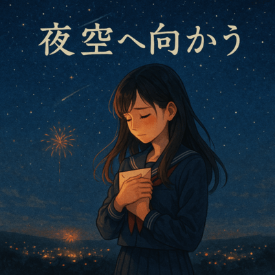 夜空へ向かうのジャケット写真