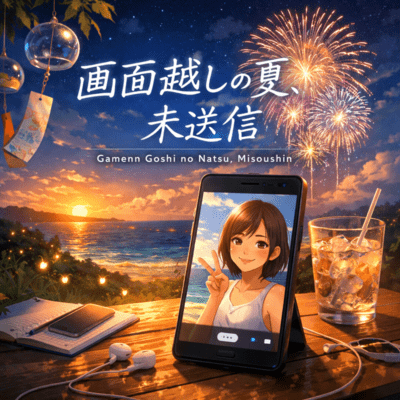 画面越しの夏、未送信のジャケット写真