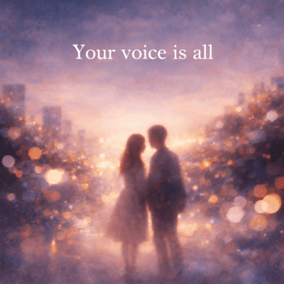 Your voice is all Front Cover