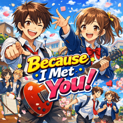 Because I Met You! Front Cover