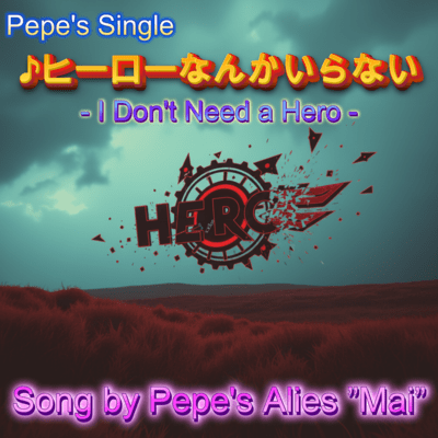 I Don't Need a Hero Front Cover