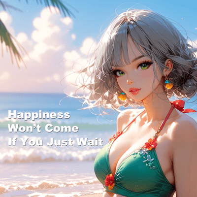 Happiness Won’t Come If You Just Waitのジャケット写真
