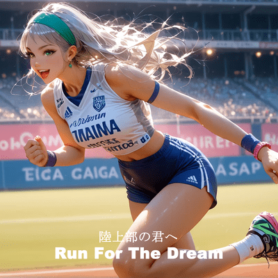 To the Track Athlete - Run For The Dream - Front Cover