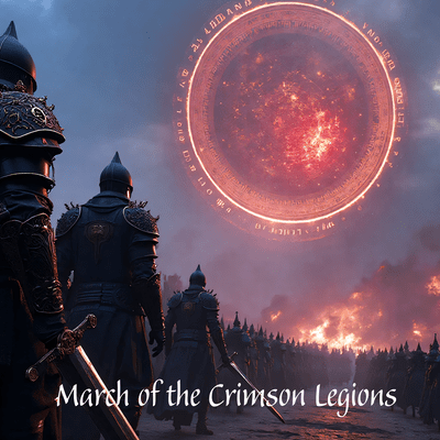 March of the Crimson Legions Front Cover