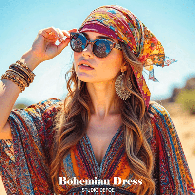 Bohemian Dress Front Cover