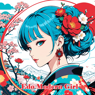 Edo Modern Girl Front Cover