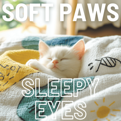 Soft Paws, Sleepy Eyes (Instrumental music that puts you to sleep) Front Cover