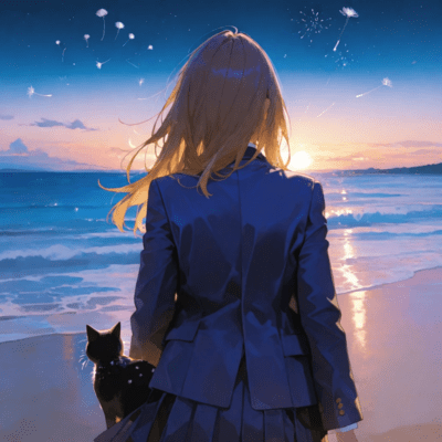 Dandelion and cat Front Cover