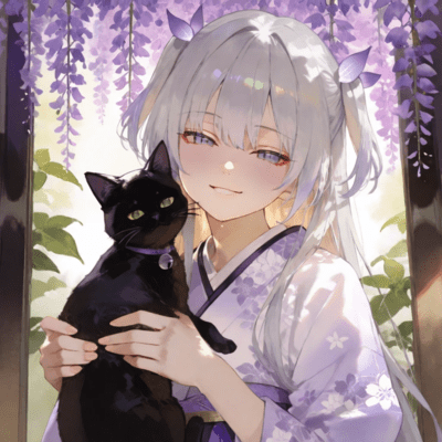 Wisteria blossoms, fleeting love. Front Cover