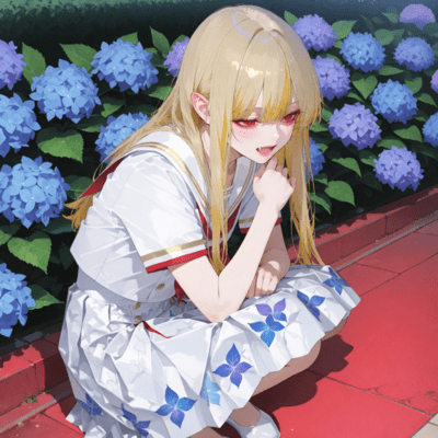 Flowers Blooming in the Rain Front Cover