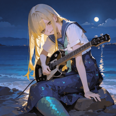 Midnight Wishes (cover by Shisa-Mermaids) Front Cover