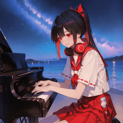 On a night I want to cry, I gaze at the starry sky, (feat. Oto) Front Cover