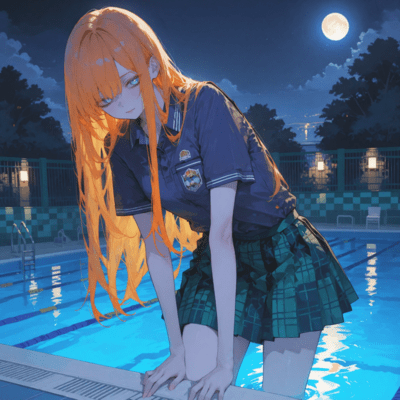 Moonlight Pool Front Cover