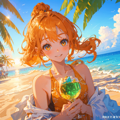 Kirakira Summer (feat. Oto) Front Cover