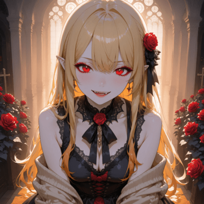 The Vampire's Smile Front Cover