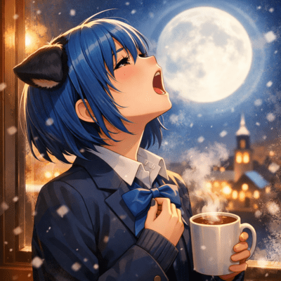 聖夜に月に吠えるのジャケット写真