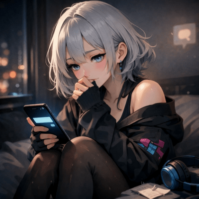 Midnight Typing -Mido ku no Kokuhaku- Front Cover