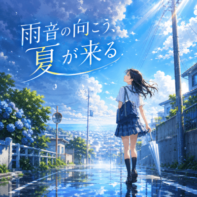 雨音の向こう、夏が来る (feat. 音)のジャケット写真