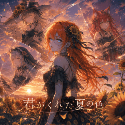 Kimi ga Kureta Natsu no Iro Front Cover