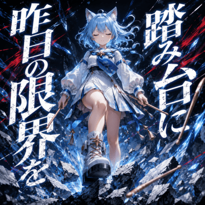 Kinou no Genkai wo Fumidai ni Front Cover