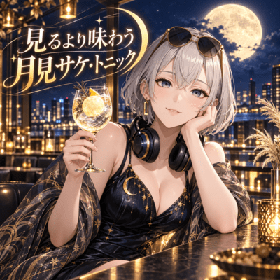 Miru Yori Ajiwau Tsukimi Sake Tonic Front Cover