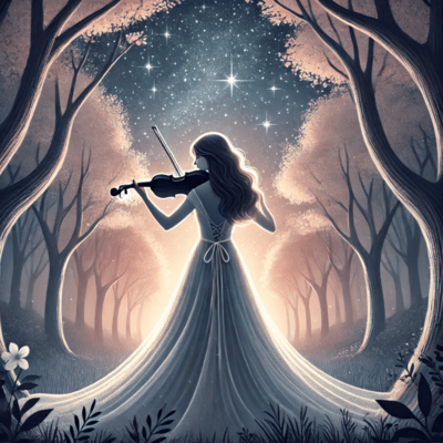 Peaceful string sound...BGM Front Cover