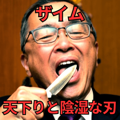 天下りと陰湿な刃のジャケット写真