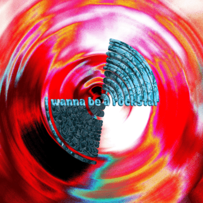 I wanna be a rockstarのジャケット写真