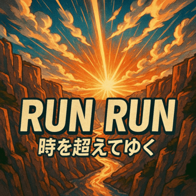 RUN RUN, transcending time Front Cover