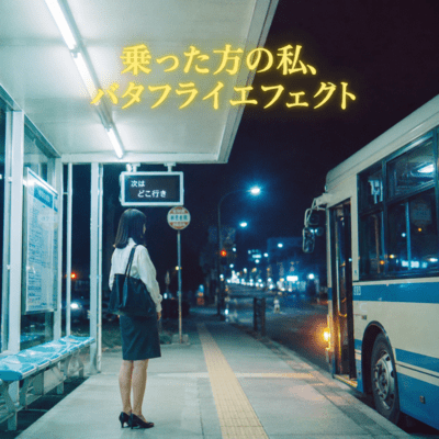 乗った方の私、バタフライエフェクトのジャケット写真