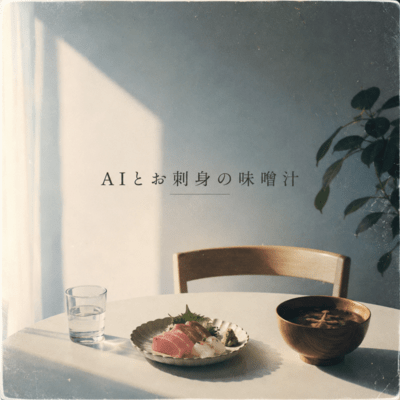 AI and Sashimi Miso Soup Front Cover