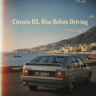 Citroën BX, Rise Before Driving Front Cover