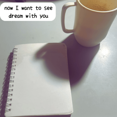 now i want to see dream with you Front Cover