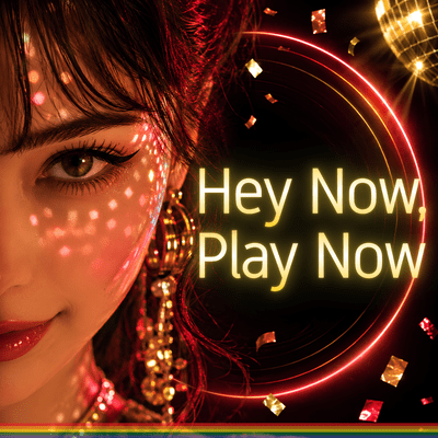 Hey Now, Play Now Front Cover