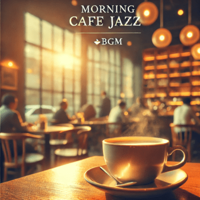 Morning Cafe Jazz - Tranquil Morning Cafe BGM Front Cover