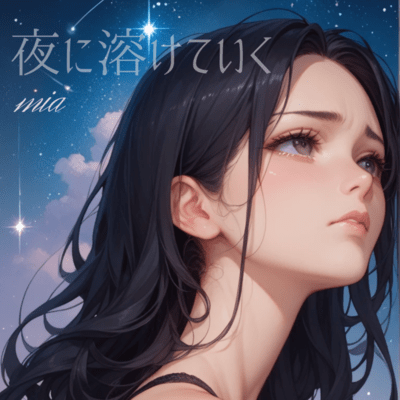 Melting into the night" Front Cover