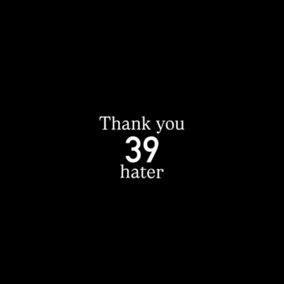 39 hater Front Cover