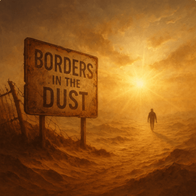 Borders in the Dust Front Cover