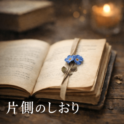 片側のしおりのジャケット写真