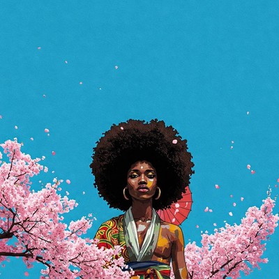 afro and celestial maiden (KUKAI Jam Groove's) Front Cover