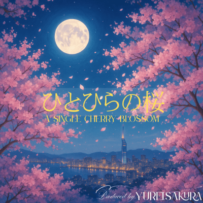 Cherry blossom petals Front Cover