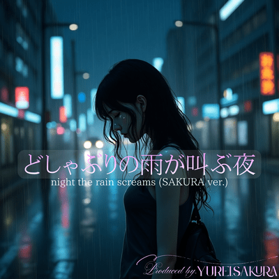 どしゃぶりの雨が叫ぶ夜 (SAKURA ver.)のジャケット写真