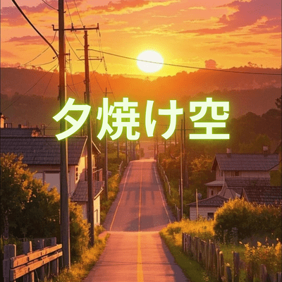 Sunset sky Front Cover