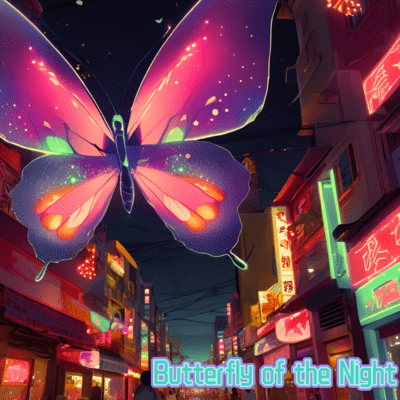 Butterfly of the nightのジャケット写真