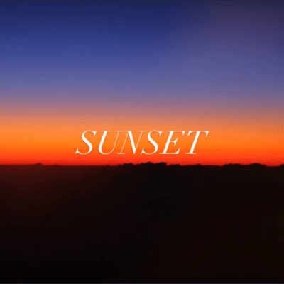 SUNSET Front Cover