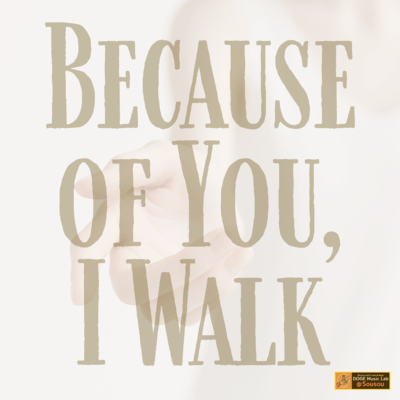 Because of You, I Walkのジャケット写真