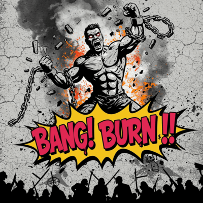 BANG! BANG! BURN!! Front Cover