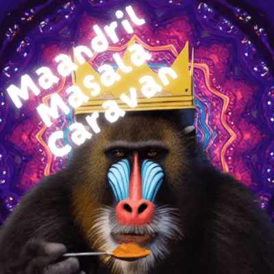 Maandril Masala Caravan (feat. Amira Khan with The Galactic Caravan) Front Cover