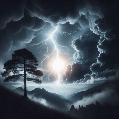 Lightning Flash Front Cover